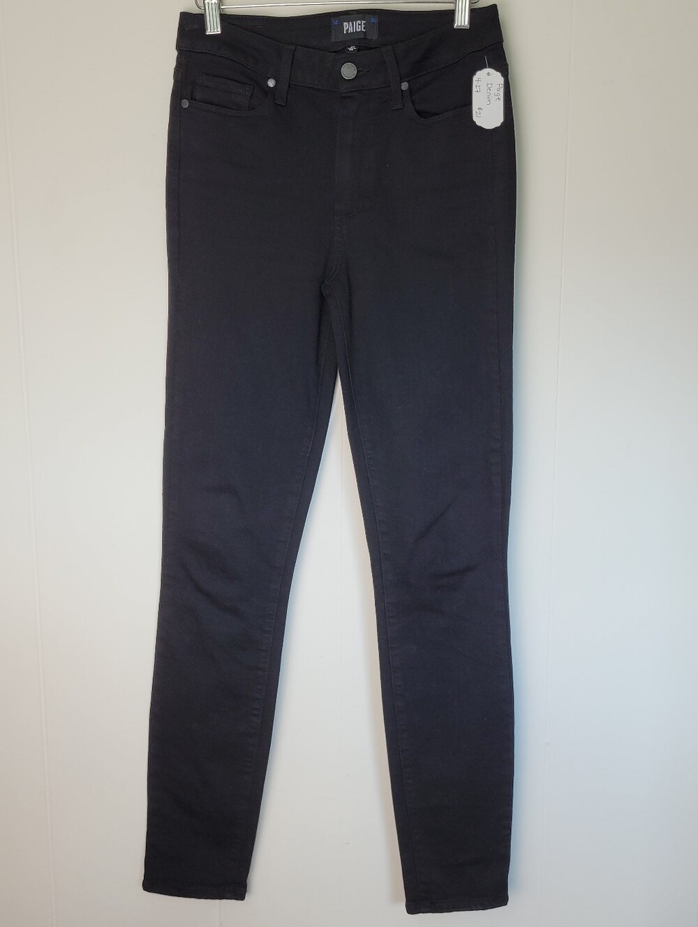 Paige Size 27 Black Skinny Jeans